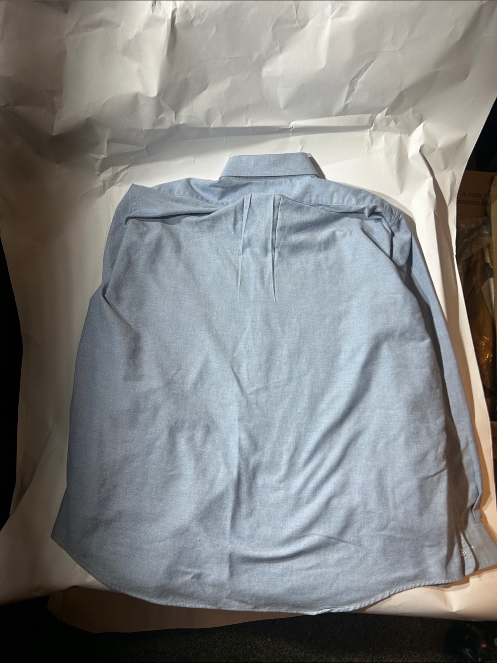 L.L. Bean Men’s Light Blue Oxford Button-Down Shirt - Picture 5 of 5